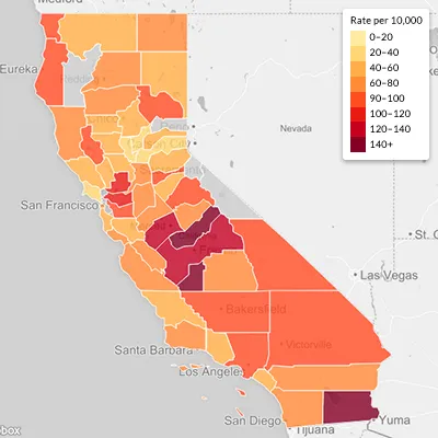 asthma map young